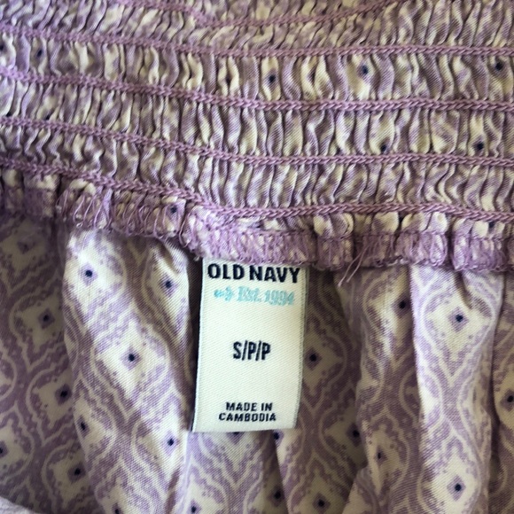 Purple patterned skirt - Picture 3 of 4